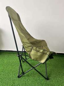 Kursi Lipat Bulan Modern Bahan Oxford Portabel untuk Kegiatan Luar Ruangan, Pantai, Berkemah, Piknik, Mendaki, Memancing - Product Image 4