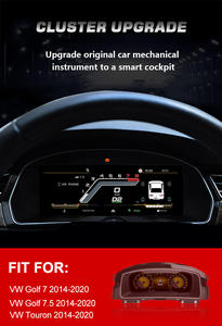 VW 골프 7 <span class=keywords><strong>Gti</strong></span> MK7 7.5 2013-2020 에 대한 공장 가격 가상 조종석 디지털 클러스터 속도계 - Product Image 2