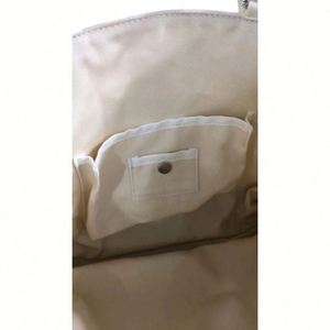 Grand sac fourre-tout en toile multi-poches pour femme, sac à bandoulière, pochette pour ordinateur portable, sac à main - Product Image 5