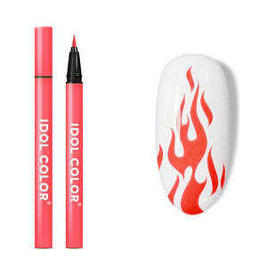 Rotulador de Graffiti para <span class=keywords><strong>Uñas</strong></span> de Larga Duración, Delineador de Ojos de Secado Rápido, Punta Fina, Diseño 3D, Fluorescente Profesional, Multiusos - Product Image 6