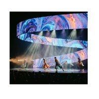 Pantalla LED Curva para Interiores y Exteriores de Alta Definición con Ángulo de Visión Amplio de 160 Grados para Centros Comerciales y Eventos Comerciales