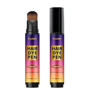 Temporäre graue Haar bedeckung Haar färbe bürste Instant Hide Hair Dye Pen für über gebleichte Spitze Perücke Knoten