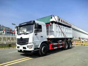 Dongfeng <span class=keywords><strong>200</strong></span> - 450hp Diesel 6x4 Nouvelle condition Gauche-Droite Transmission manuelle Bras de traction Camion à ordures Camion à benne basculante - Product Image 2