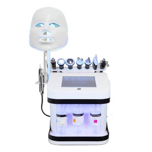 Appareil de beauté facial multifonctionnel portable 11-en-1 à oxygénothérapie, masque facial, nettoyage en profondeur, hydratation, technologie d'aspiration (US) - Product Image 1