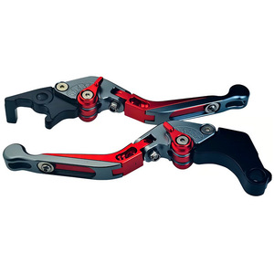 Leviers de frein et d'embrayage télescopiques pliables en aluminium, universels pour moto, antidérapants, réglables, durables, de haute qualité, pour guidon - Product Image 2