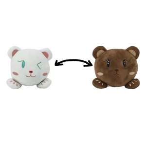Juguete de Peluche Reversible Personalizado OEM, Animal de Peluche Reversible al por Mayor, Oso de Doble Cara, Directo de Fábrica, Proveedor B2B Personalizado - Product Image 2