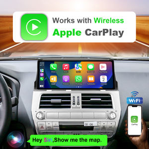 Reproductor <span class=keywords><strong>de</strong></span> DVD para Auto Android con Pantalla CarPlay <span class=keywords><strong>de</strong></span> 12.3 Pulgadas, Directo <span class=keywords><strong>de</strong></span> Fábrica, para TOYOTA PRADO 150 2018-, Multimedia, Video, Estéreo, WIFI, DSP, Radio BT - Product Image 3