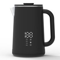 Bouilloire électrique intelligente de grande capacité pour la maison, 1,7 L, avec réglage automatique de la température