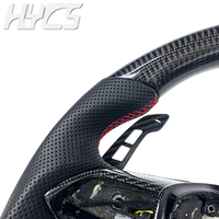 Volant en fibre de carbone personnalisé avec palettes de changement de vitesse magnétiques pour Audi A3 A4 A5 S3 S4 S5 S6 S8 RS4 RS5 RS6 RS7 SQ5 SQ8 RSQ8