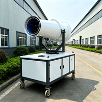 Canon à brouillard anti-poussière automatique 380V à moteur diesel pour atelier de meulage métallique – Suppression des particules en suspension