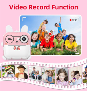 Impresora de fotos de bolsillo con impresión de etiquetas térmicas Cámara de impresión instantánea para niños Lista de regalos Nota de estudio Memo - Product Image 5