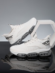 Zapatillas deportivas de verano 2026 para hombre, con cordones, transpirables, de malla blanca, con suela gruesa y amortiguación suave, informales, para correr y caminar. - Product Image 6