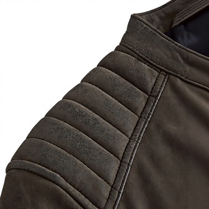 2026 Best Fashion <b>Leather</b> <b>Jacket</b> Hot Sale Premium Quality sheep <b>leather</b> Fashion Solid <b>Brown</b> <b>Men</b> <b>Leather</b> <b>Jacket</b> - Product Image 6