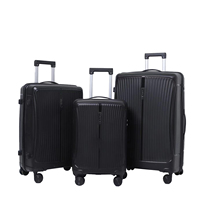 Tirador al mejor precio de venta al por mayor personalizado PP carcasa dura equipaje viaje Trolley Case Bag 3 PCS Set maleta