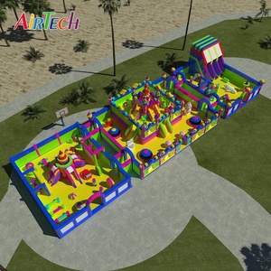 Château gonflable commercial sur mesure, parc d'attractions, monde amusant gonflable pour enfants, jeux en intérieur dans les centres commerciaux - Product Image 1