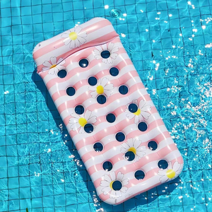 <span class=keywords><strong>2025</strong></span> thiết kế mới sọc hoa cúc inflatablefloat với lỗ không khí <span class=keywords><strong>Inflatable</strong></span> giường với lỗ - Product Image 4