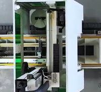Máquina de Procesamiento CNC de 4 Ejes con Doble Estación de Alimentación para Material de Fachada de Puerta de Aluminio