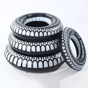 <span class=keywords><strong>Flotador</strong></span> Inflable de Anillo para Fiesta en la Playa Directo de Fábrica al por Mayor Personalizado en Stock, Juguetes Acuáticos de Tubo de Piscina de PVC de 60-120 cm, Anillo de Natación para Niños - Product Image 2