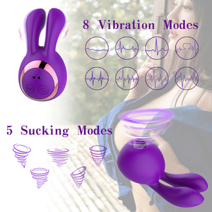 Jouets sexuels pour femmes, vibrateur, 8 vibrations, 5 modes de succion, silencieux, USB, étanche, vibromasseur pour femme - Product Image 3