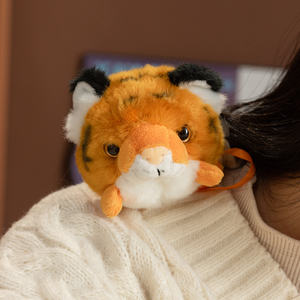 Couverture en peluche <span class=keywords><strong>Tigre</strong></span> pour enfants, matière en peluche super douce, couleurs personnalisables, cadeau promotionnel - Product Image 3