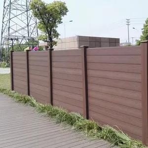 Vente en gros en Chine de colonnes de garde-corps en <span class=keywords><strong>bois</strong></span> composite WPC <span class=keywords><strong>poteau</strong></span> de clôture en <span class=keywords><strong>bois</strong></span>-plastique à faible entretien pour clôture de sécurité extérieure pergola - Product Image 4