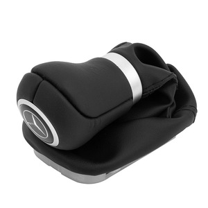 Mercedes-Benz Leather Gear <b>Shift</b> <b>Knob</b> Black Ergonomic Design For Mercedes-Benz Vehicles - Product Image 4
