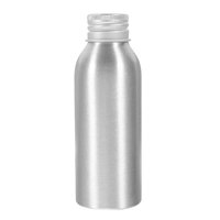 Bouteille en aluminium Bouteille de lotion Shampooing Huile essentielle Shampooing Sous Bouchons à vis s avec couvercles à vis Conteneur de parfum de voyage liquide