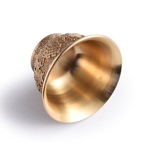 โรงงานผลิตโดยตรง จัดหาชามทองเหลืองโลหะคุณภาพสูงสไตล์จีน พร้อมโลโก้สั่งทำได้ - Product Image 5