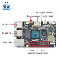 DEBIX iMX 8M Plus ordinateur monocarte win 10 iot Yocto Ubuntu Temp de fonctionnement. -Ordinateur monocarte 40 à 85 pi