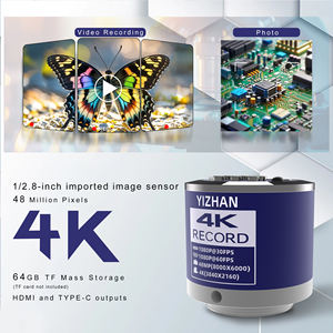 Caméra de microscope monoculaire YIZHAN, objectif <span class=keywords><strong>zoom</strong></span> 150X, caméra 4K, support pliable pour la réparation d'appareils électroniques, inspection de l'apparence - Product Image 3