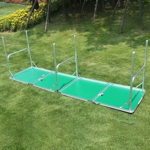 Wholesale Metal Folding up Beer <b>Table</b> Custom Outdoor 8 Feet for <b>Camping</b> - Product Image 4
