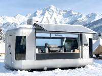 Camion de restauration mobile haut de gamme pour sushis avec vitrine réfrigérée et stockage frigorifique pour les professionnels des fruits de mer