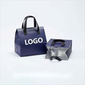 Bolsa Térmica Aislante para Alimentos Desechable, Personalizable con Logotipo, de Tela No Tejida, con Revestimiento de Papel de Aluminio, para Restaurantes y Comida para Llevar - Product Image 1