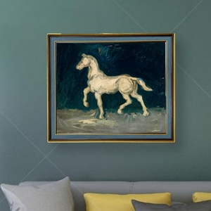 Tranh in kỹ thuật số tái hiện tác phẩm tranh động vật theo trường phái ấn tượng của Vincent Van Gogh trên vải, tranh nghệ thuật thân thiện với môi trường - Product Image 3