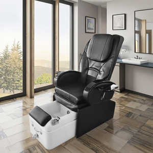 Fauteuil de pédicure de luxe pour salons de manucure, avec bain de pieds massant et spa rotatif haut de gamme pour professionnels - Product Image 1