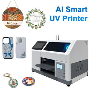 Stampante UV flatbed A5 con posizionamento visivo per la produzione in serie di custodie per telefoni, fogli acrilici, badge, adesivi e articoli per baseball - Product Image 1