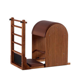 Commercial Walnut <b>Wood</b> Reformer Set With Cadillac and <b>Barrel</b> for Fitness Walnut Reformer Set Premium Waln - Product Image 3