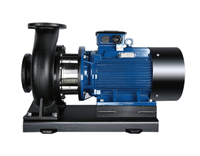 Pompa Seri Niso CNP 2.5 Inch Pompa Sentrifugal Hisap Ujung Horizontal Satu Tahap untuk Sistem Pendingin Industri