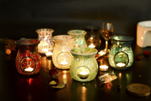 Modern Handmade Glass Mosaic Wax Melt Oil Burner Aromatic Fragrance Lamp Home Decor <strong>Incense</strong> <strong>Holder</strong> <strong>Aromatherapy</strong> <strong>Diffuser</strong> - Product Image 2