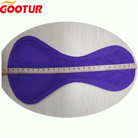 Coussinets de chamois de cyclisme de triathlon avec logo personnalisé Coussinets de short de cyclisme à trous respirants Coussinets de cyclisme en mousse haute densité pour short