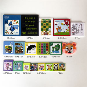 Jeu <span class=keywords><strong>de</strong></span> <span class=keywords><strong>puzzle</strong></span> coulissant en plastique personnalisé avec image imprimée, mini <span class=keywords><strong>puzzle</strong></span> coulissant pour enfants, dessin animé, animaux marins, 1-15 numéros carrés - Product Image 6