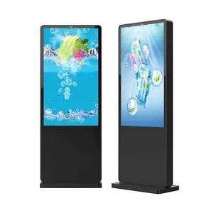 32/43/49/55 Inch Floor Standing Outdoor Indoor Electronic Totem Kiosk Touch Screen Lcd Application Display Indoor And Outdoor