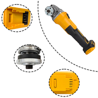Meuleuse d'angle sans fil électrique portable 21V, industrielle, à balais, excellente vitesse variable, charge puissante pour