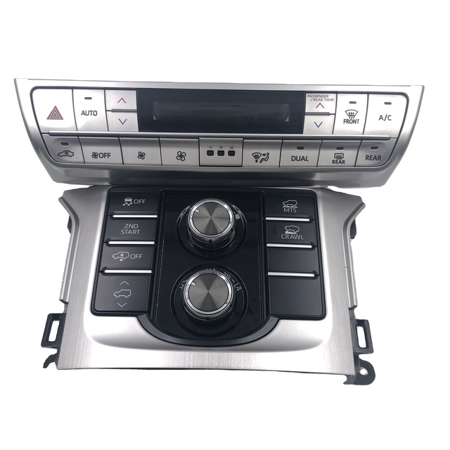 Car Center Console Multimedia Air Conditioning Volume Buttons for Toyota Prado 2020 2021