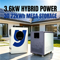 Sistema de Almacenamiento de Energía Solar Todo en Uno de 3.6kW con Batería de Litio de 600Ah, Sistema de Energía Solar Residencial Fuera de la Red