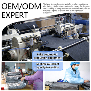 ผ้าไมโครไฟเบอร์เช็ดรถยนต์ ได้รับการรับรองมาตรฐาน ISO 9001 ความหนาแน่น 1400 GSM ผ้าไมโครไฟเบอร์สำหรับเช็ดรถยนต์ ทนทานต่อการฉีกขาด รับผลิตแบบ OEM ODM - Product Image 6