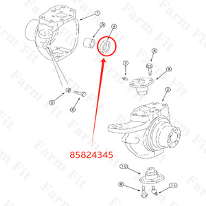 Precio al por mayor de alta calidad 85824345 se adapta al sello de aceite New Holland LB75.B B110B B100B LB90.B B90B - Product Image 4