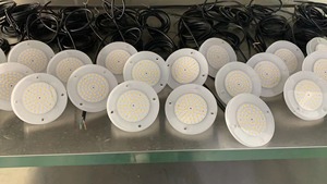 Nouvelle lampe LED subaquatique pour piscine, plate et fine, 18W, remplie de résine, IP68, changement de couleur, éclairage LED sous-marin - Product Image 5