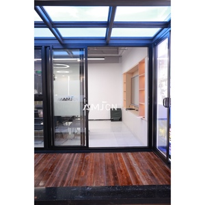 Cadre de porte en aluminium AS2047, porte <span class=keywords><strong>coulissante</strong></span> en verre patio en aluminium abordable, portes et fenêtres coulissantes en aluminium - Product Image 2