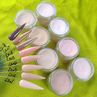 Kit de poudre à ongles nude de haute qualité 3-en-1 oz, fournitures de manucure en gros, logo personnalisé, poudre acrylique rose pour salons de manucure